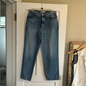 NWT Madewell The Perfect Vintage Straight Jean